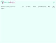 Tablet Screenshot of pardodesign.co.uk